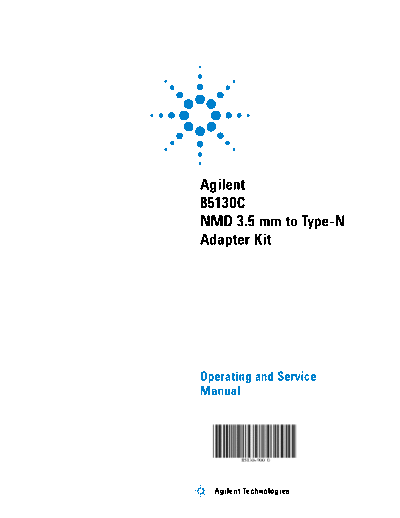 Agilent 85130-90010 85130C NMD 3.5 mm to Type-N Adapter Kit [8]  Agilent 85130-90010 85130C NMD 3.5 mm to Type-N Adapter Kit [8].pdf