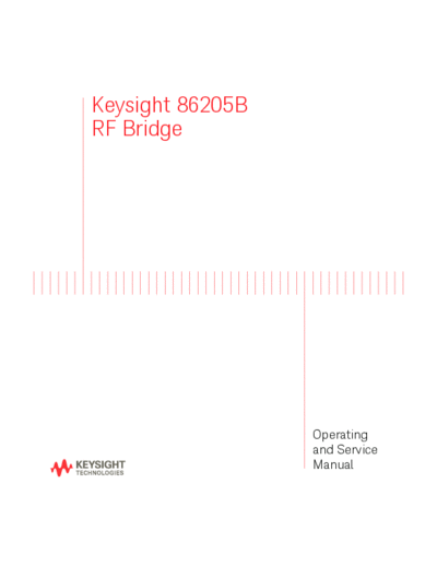 Agilent 86205-90026 86205B RF Bridge c20140805 [21]  Agilent 86205-90026 86205B RF Bridge c20140805 [21].pdf