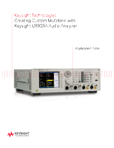 Agilent Creating Custom Multitone with Keysight U8903A Audio Analyzer - Application Note 5991-2396EN c201407  Agilent Creating Custom Multitone with Keysight U8903A Audio Analyzer - Application Note 5991-2396EN c20140729 [8].pdf