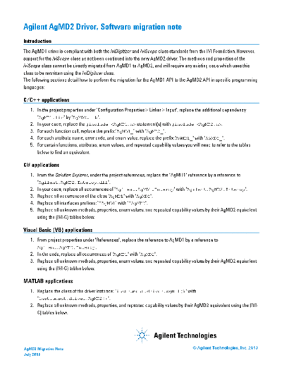 Agilent AgMD2 Driver_252C Software Migration Note M9700-90007 c20130710 [7]  Agilent AgMD2 Driver_252C Software Migration Note M9700-90007 c20130710 [7].pdf