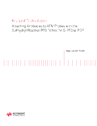 Agilent Attaching Antibodies to AFM Probes with Sulfhydryl Reactive PEG Tether NHS-PEG18-PDP - App Note 5989  Agilent Attaching Antibodies to AFM Probes with Sulfhydryl Reactive PEG Tether NHS-PEG18-PDP - App Note 5989-7702EN c20141208 [6].pdf