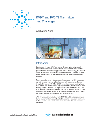 Agilent DVB-T and DVB-T2 Transmitter Test Challenges - Application Note 5991-1923EN c20130227 [11]  Agilent DVB-T and DVB-T2 Transmitter Test Challenges - Application Note 5991-1923EN c20130227 [11].pdf