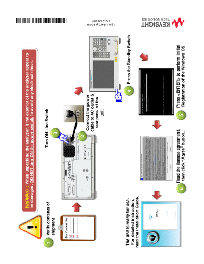 Agilent E5063-90001 Quick Startup Poster for ENA 6 Series c20141022 [1]  Agilent E5063-90001 Quick Startup Poster for ENA 6 Series c20141022 [1].pdf