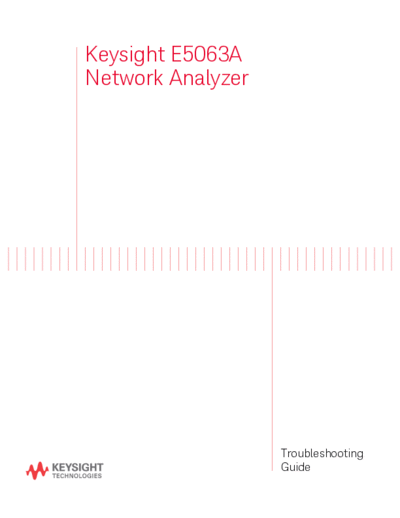 Agilent E5063A Network Analyzer Troubleshooting Guide E5063-90100 c20141009 [9]  Agilent E5063A Network Analyzer Troubleshooting Guide E5063-90100 c20141009 [9].pdf