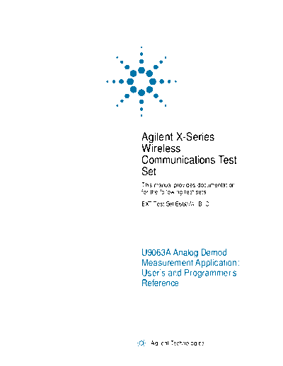 Agilent E6607A B C Wireless Communications Test Set U9063A Analog Demod User 2527s and Programmer 2527s Refe  Agilent E6607A B C Wireless Communications Test Set U9063A Analog Demod User_2527s and Programmer_2527s Reference U9063-90008 c20130205 [628].pdf