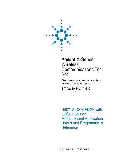 Agilent E6607A B C Wireless Communications Test Set U9071A GSM EDGE User 2527s and Programmer 2527s Referenc  Agilent E6607A B C Wireless Communications Test Set U9071A GSM EDGE User_2527s and Programmer_2527s Reference U9071-90011 c20130205 [1337].pdf