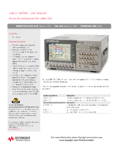 Agilent END  03-31-15   J-BERT N4903B - Jitter Included - Promotional Flyer 5991-4295EN c20141002 [1]  Agilent END_ 03-31-15 _ J-BERT N4903B - Jitter Included - Promotional Flyer 5991-4295EN c20141002 [1].pdf