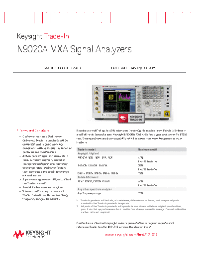 Agilent Keysight Trade-In 12-016 - Quick Fact Sheet 5992-0181EN c20141105 [2]  Agilent Keysight Trade-In 12-016 - Quick Fact Sheet 5992-0181EN c20141105 [2].pdf