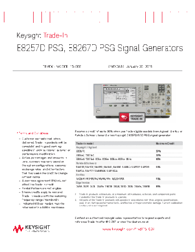 Agilent Keysight Trade-In 15-007 - Quick Fact Sheet 5992-0184EN c20141105 [2]  Agilent Keysight Trade-In 15-007 - Quick Fact Sheet 5992-0184EN c20141105 [2].pdf