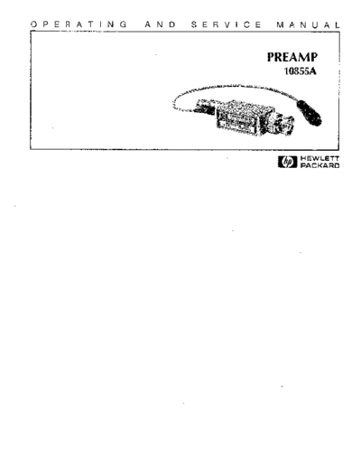 Agilent HP 10855A Operating & Service  Agilent HP 10855A Operating & Service.pdf