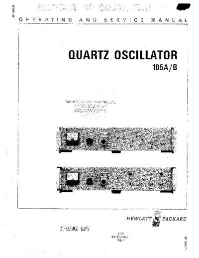 Agilent HP 105A 252C 105B Operating & Service  Agilent HP 105A_252C 105B Operating & Service.pdf