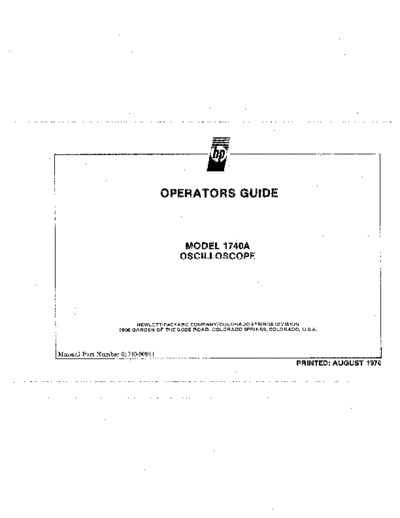 Agilent HP 1740A Operator  Agilent HP 1740A Operator.pdf