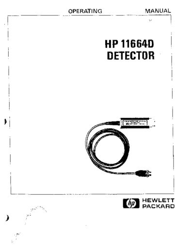 Agilent HP 11664D Operating  Agilent HP 11664D Operating.pdf