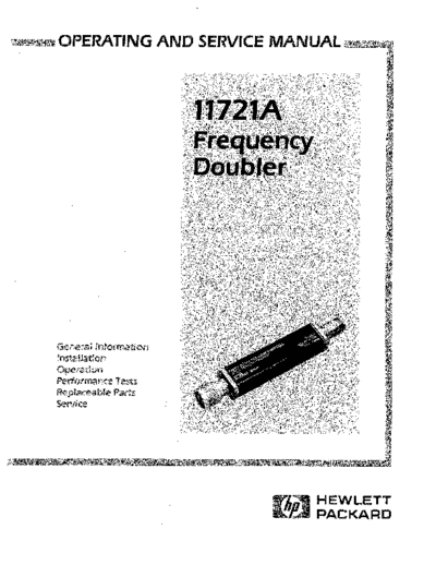 Agilent HP 11721A Operating & Service  Agilent HP 11721A Operating & Service.pdf