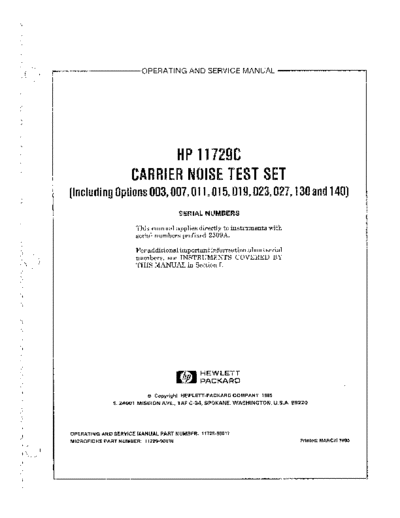 Agilent HP 11729C Operating & Service  Agilent HP 11729C Operating & Service.pdf