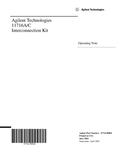 Agilent HP 11716C OPS NOTE  Agilent HP 11716C OPS NOTE.pdf