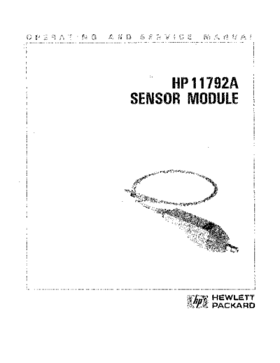 Agilent HP 11792A Operating & Service  Agilent HP 11792A Operating & Service.pdf