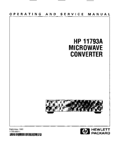 Agilent HP 11793A Operating & Service  Agilent HP 11793A Operating & Service.pdf