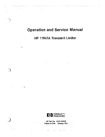 Agilent HP 11947 Operations & Service  Agilent HP 11947 Operations & Service.pdf