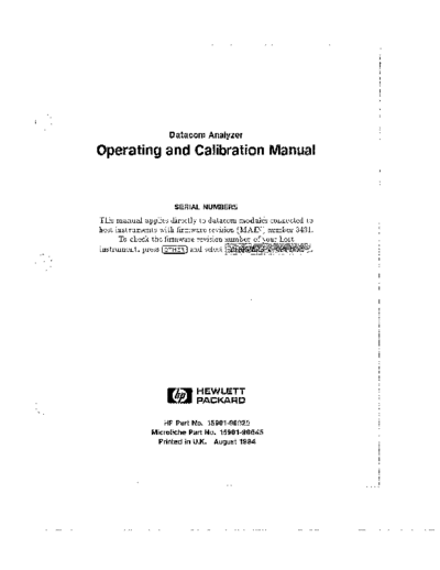 Agilent HP 15901A OPT 001 Operation and Cal Manual  Agilent HP 15901A OPT 001 Operation and Cal Manual.pdf