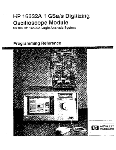 Agilent HP 16532A Programming  Agilent HP 16532A Programming.pdf