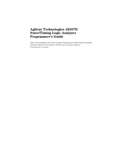 Agilent HP 16557D Programmer  Agilent HP 16557D Programmer.pdf