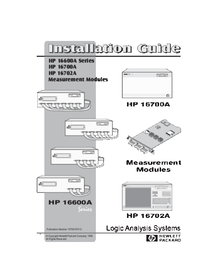 Agilent HP 16700 Series Module Install Guide  Agilent HP 16700 Series Module Install Guide.pdf