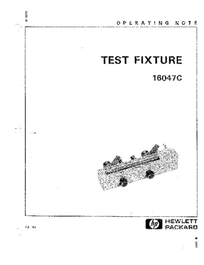 Agilent HP 16047C Operating Note  Agilent HP 16047C Operating Note.pdf