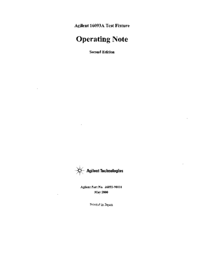 Agilent HP 16093A Operating Note  Agilent HP 16093A Operating Note.pdf