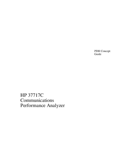 Agilent HP 37717C PDH Concept  Agilent HP 37717C PDH Concept.pdf