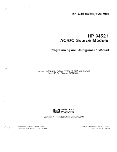 Agilent HP 34521 Programming & Configuration  Agilent HP 34521 Programming & Configuration.pdf