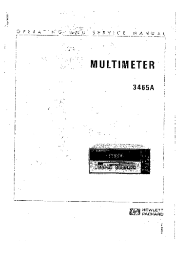 Agilent HP 3465A Operation  Agilent HP 3465A Operation.pdf