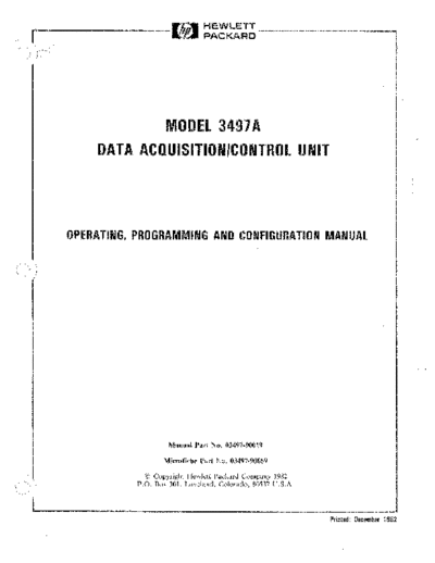 Agilent HP 3497A Operating, Programming & Configuration  Agilent HP 3497A Operating, Programming & Configuration.pdf