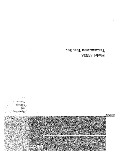 Agilent HP 3552A Operating & Service  Agilent HP 3552A Operating & Service.pdf