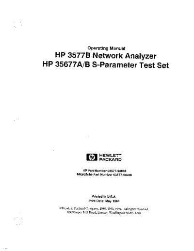 Agilent HP 3577B 252C 35677A 252C B Operating  Agilent HP 3577B_252C 35677A_252C B Operating.pdf