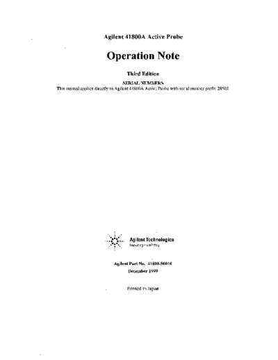 Agilent HP 41800A Operation Note  Agilent HP 41800A Operation Note.pdf