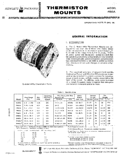 Agilent HP 486A Operating Note (1966)  Agilent HP 486A Operating Note (1966).pdf