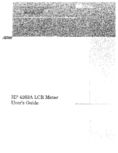 Agilent HP 4263A User  Agilent HP 4263A User.pdf