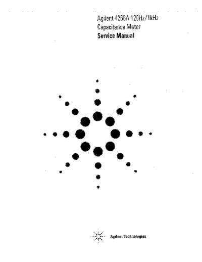 Agilent HP 4268A Service  Agilent HP 4268A Service.pdf