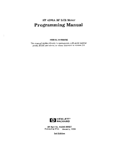 Agilent HP 4286A Programming  Agilent HP 4286A Programming.pdf