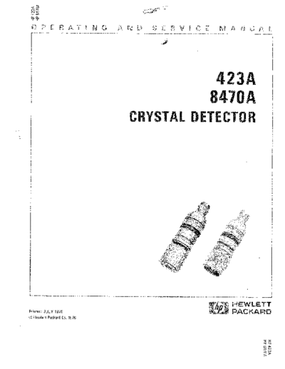 Agilent HP 423A 252C 8470A Operating & Service  Agilent HP 423A_252C 8470A Operating & Service.pdf