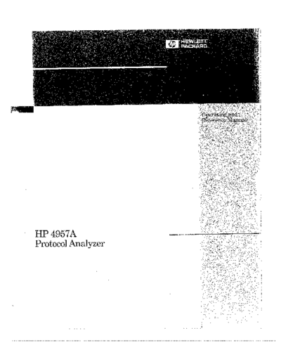 Agilent HP 4957A Operating & Reference  Agilent HP 4957A Operating & Reference.pdf