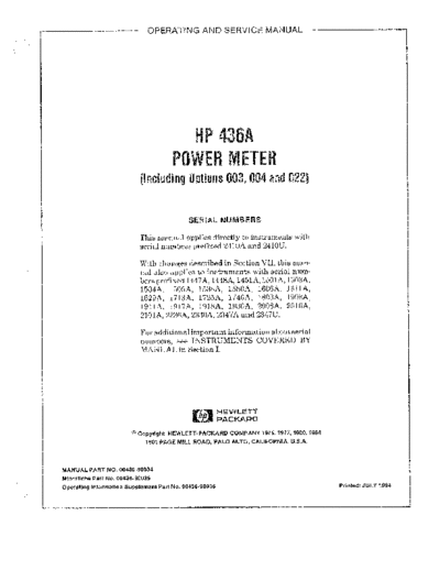 Agilent HP 436A Service  Agilent HP 436A Service.pdf