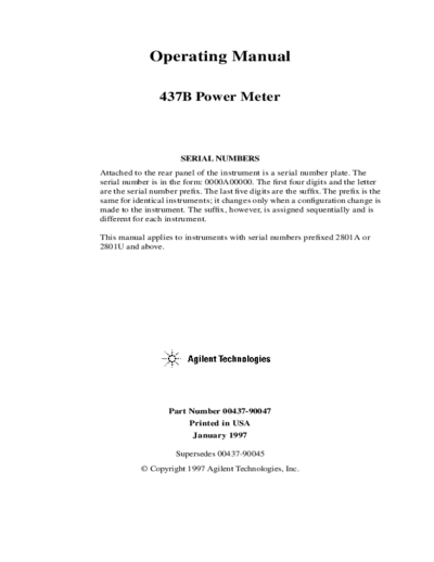 Agilent HP 437B Operating  Agilent HP 437B Operating.pdf