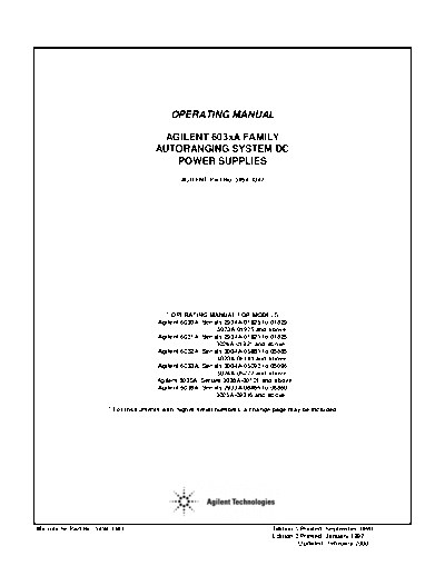 Agilent HP 603xA Series Operating  Agilent HP 603xA Series Operating.pdf