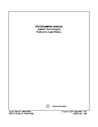 Agilent HP 60xxA 252C 50xxA 252C 50xxB Electronic Loads Family Programming  Agilent HP 60xxA_252C 50xxA_252C 50xxB Electronic Loads Family Programming.pdf