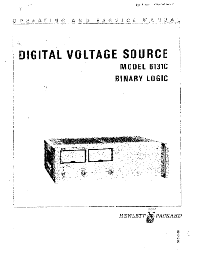 Agilent HP 6131C Operating & Service  Agilent HP 6131C Operating & Service.pdf