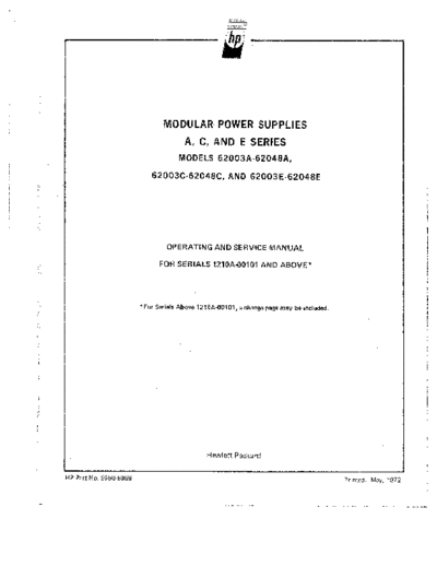 Agilent HP 620xxA 252C C 252C E Series Operating & Service  Agilent HP 620xxA_252C C_252C E Series Operating & Service.pdf