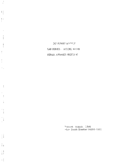 Agilent HP 6206B Operating & Service  Agilent HP 6206B Operating & Service.pdf