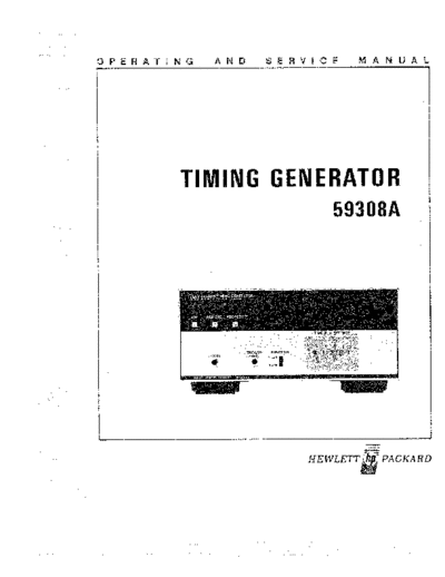 Agilent HP 59308A Operation & Service  Agilent HP 59308A Operation & Service.pdf